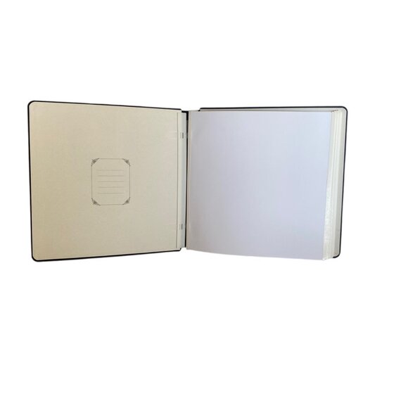 Original 12×12 Black Scrapbook Premiere Creative Memories Album w/ White Pages - Picture 2 of 9